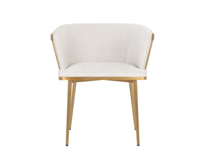 CAILY DINING ARMCHAIR - POLO CLUB MUSLIN