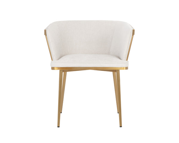 CAILY DINING ARMCHAIR - POLO CLUB MUSLIN