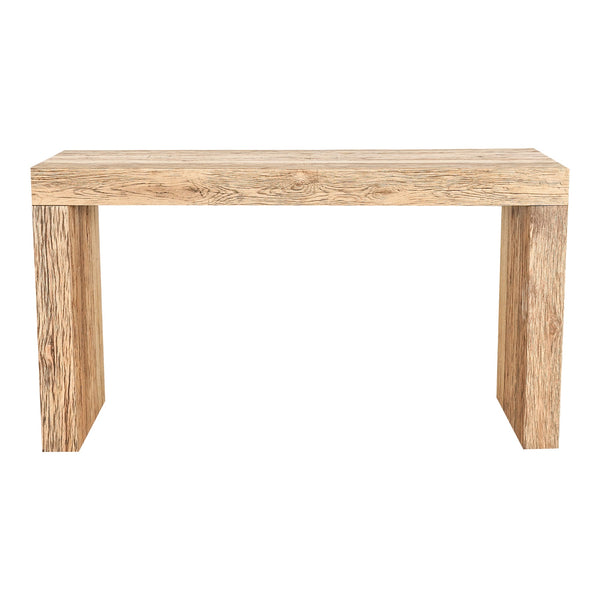 Evander Console Table in Natural Reclaimed Oak