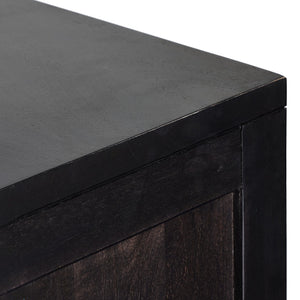 Caprice Bar Cabinet - Black Wash Mango
