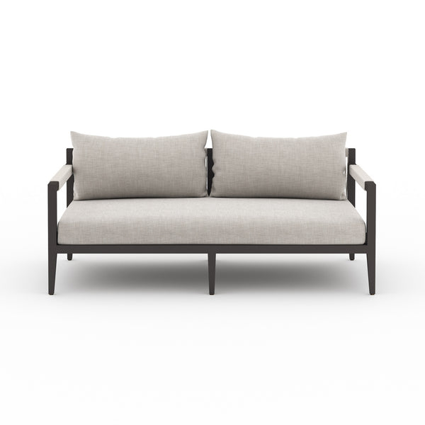 Sherwood Outdoor Sofa 63" in Bronze/Stone