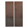 Moe's Smith Wall Décor Bronze Set of Two Panels