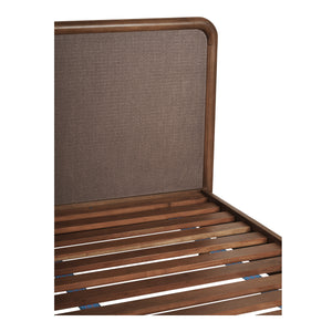 Moe's Rye King Bed in Warm Brown