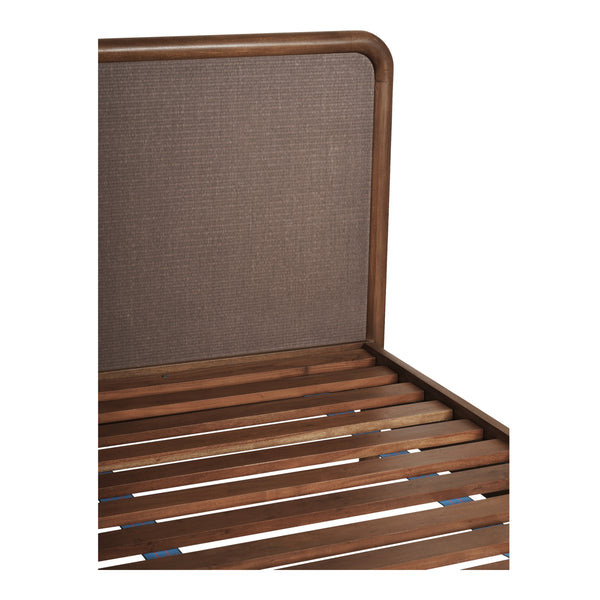 Moe's Rye King Bed in Warm Brown