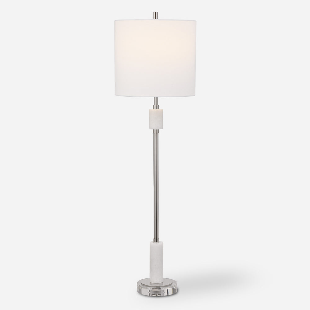 Sussex Nickel Buffet Lamp