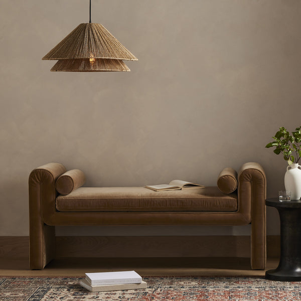 Mitchell Accent Bench in Surrey Camel