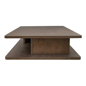 Casey Large Coffee Table in Dark Brown Oak