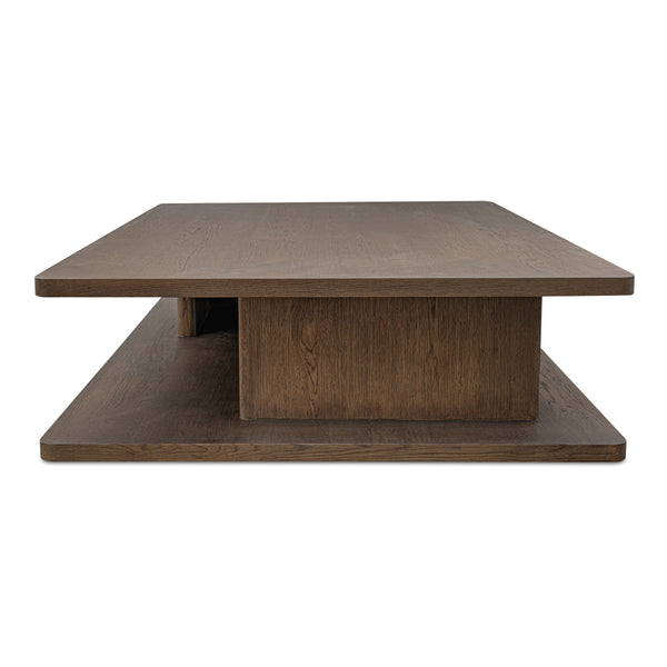 Casey Large Coffee Table in Dark Brown Oak