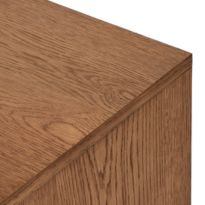 Posada L In Shaped Desk In Amber Oak Veneer