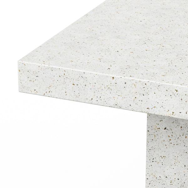 Ivory Terrazzo Bar Table