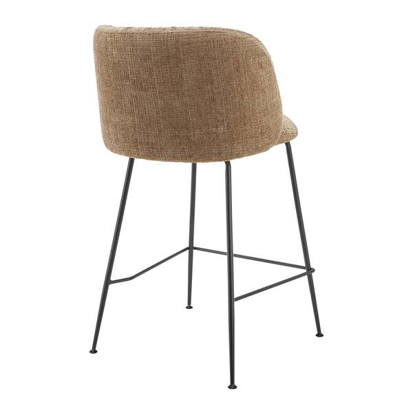 Millie KD Chenille Counter Stool, Canova Brown