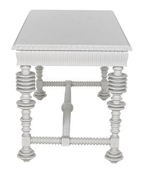Portuguese Desk, Small, Solid White