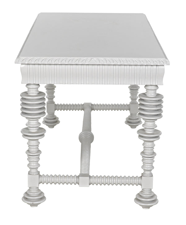 Portuguese Desk, Small, Solid White