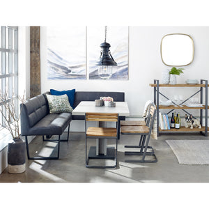 Moe's Hanlon Dining Table Light Grey Concrete, 4-Seater
