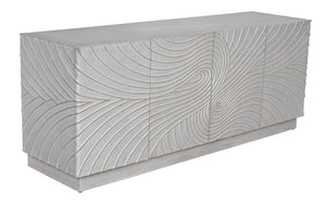 Cavalier Mahogany and Veneer Sideboard in White Wash Finish