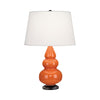 Pumpkin Small Triple Gourd Accent Lamp