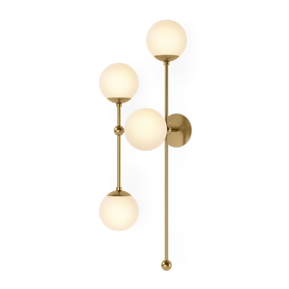 Armstrong 4 L Sconce - Burnished Brass