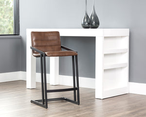 WEBBER COUNTER STOOL - BRAVO COGNAC