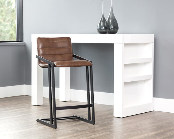 WEBBER COUNTER STOOL - BRAVO COGNAC