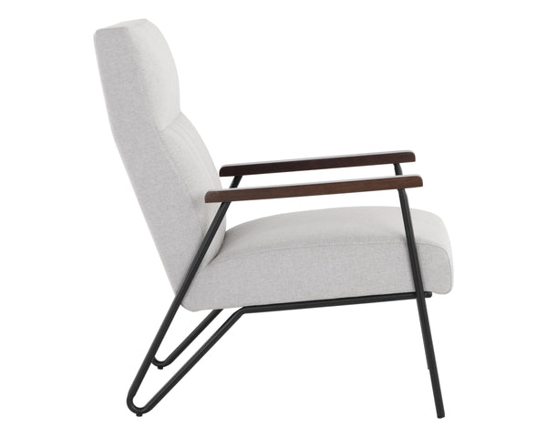 COELHO LOUNGE CHAIR - LIGHT GREY