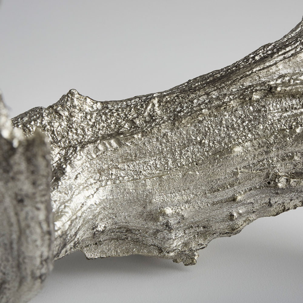 Drifting Silver Sclptr -V in Silver Leaf