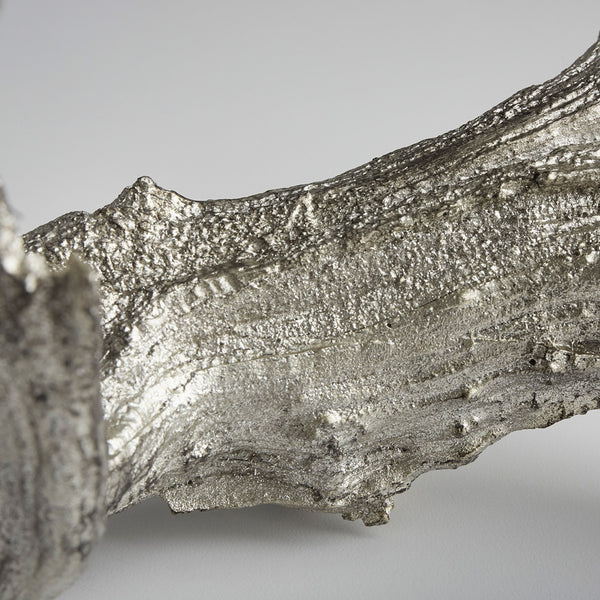 Drifting Silver Sclptr -V in Silver Leaf