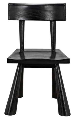 Gilbert Sungkai/Mindi Chair in Charcoal Black