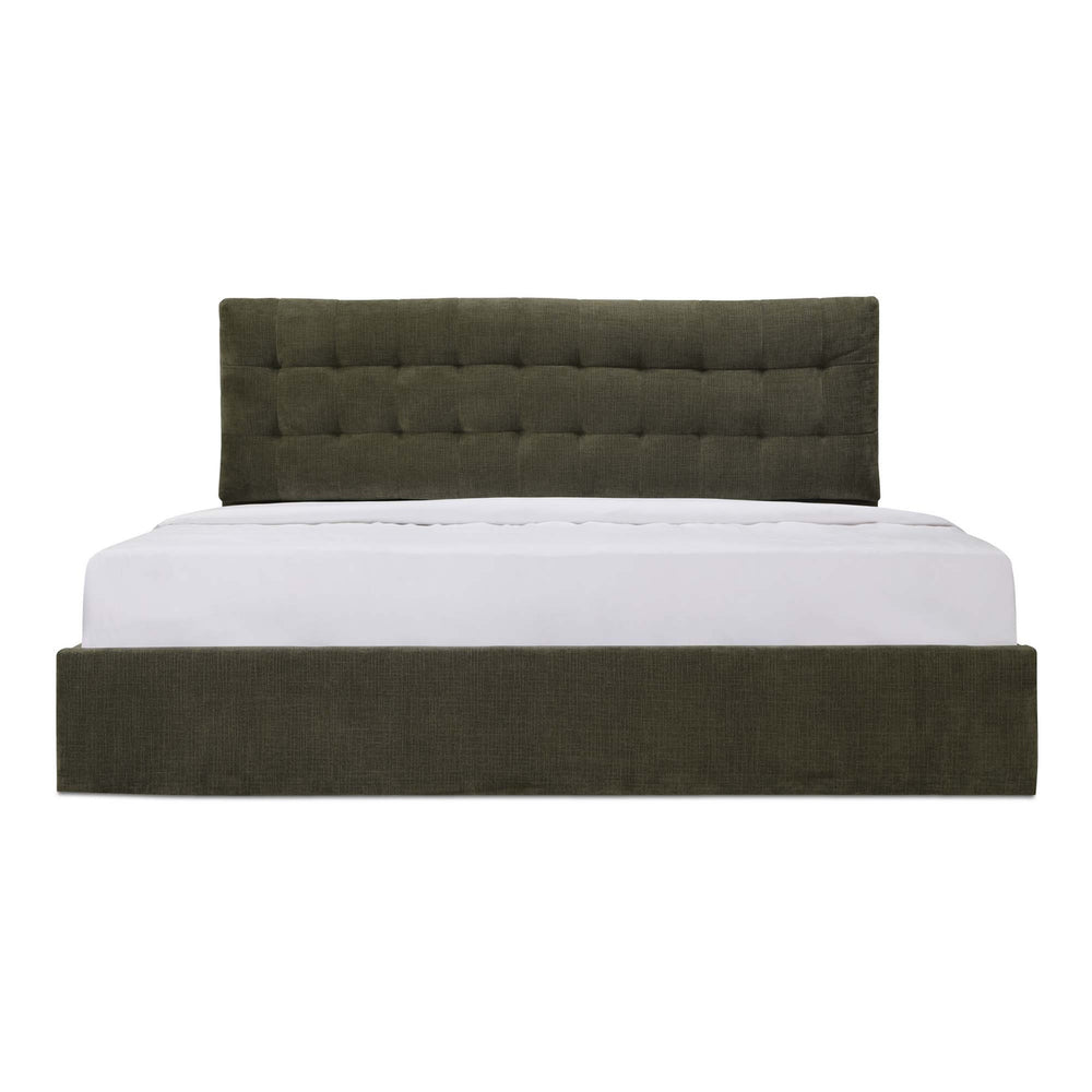 Moe's Sebastion King Storage Bed in Green