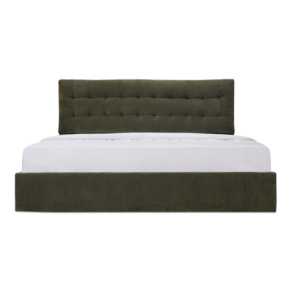 Moe's Sebastion King Storage Bed in Green