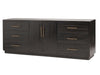 Suki Large Media Console- Burnished Black