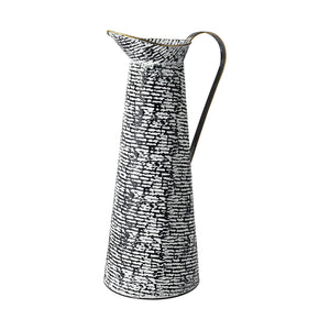 Colette Large Black/White Patterned Vase