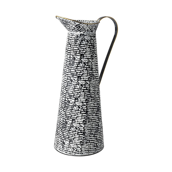 Colette Large Black/White Patterned Vase