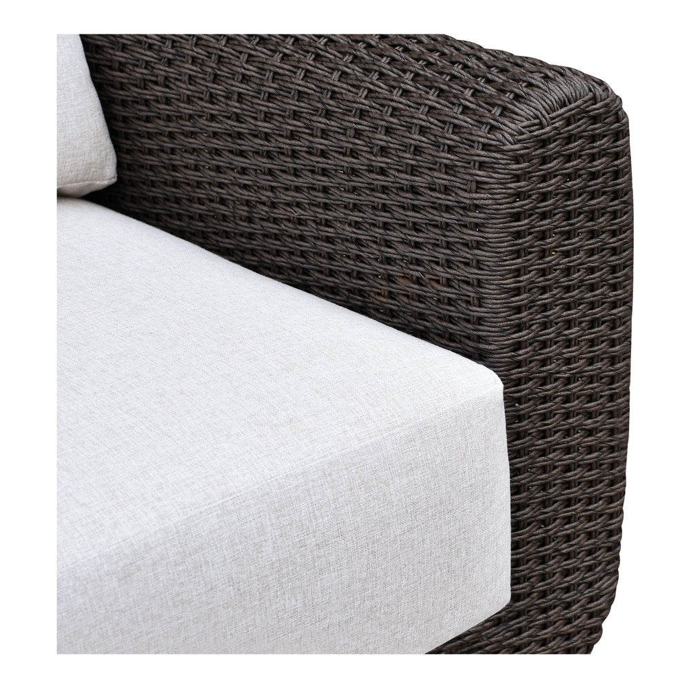 Soma Outdoor Accent Chair in Dark Brown