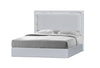 Monet Queen Bed in Silver Grey