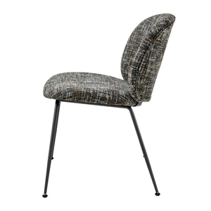 Nisha KD Chenille Dining Side Chair, Allure Gray