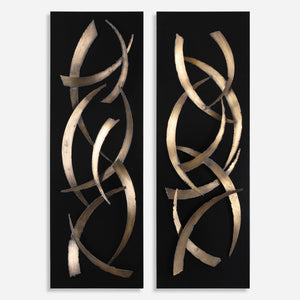 Brushstrokes Metal Wall Panels