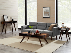 Azara Tiger Console Table, Sable