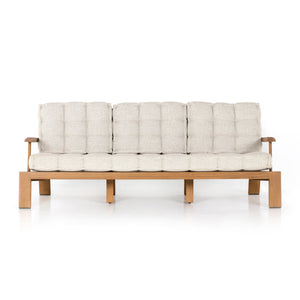 Beck Outdoor Sofa 85" In Natural Teak