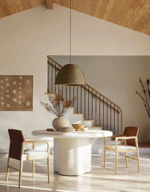 Grano Dining Table In Plaster Molded Concrete