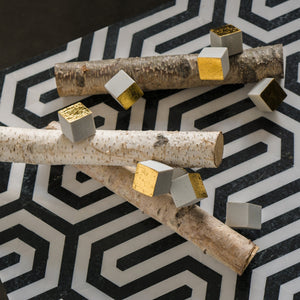 Birch Logs with Cube/ Pivot Wall Play Set of 3