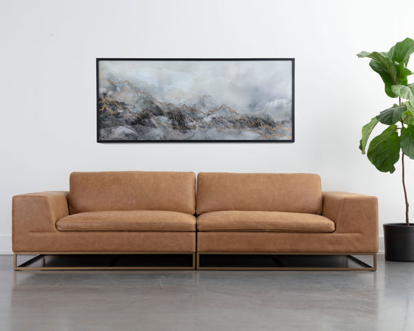 IRA SOFA - CAMEL LEATHER