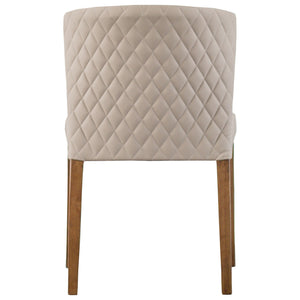 Albie Diamond Stitching Chair In Danburry Dune