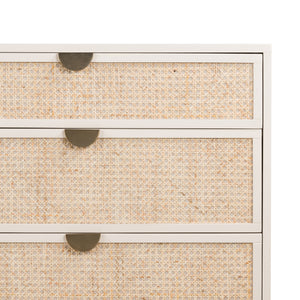 Luella 6 Drawer Dresser In Matte Alabaster