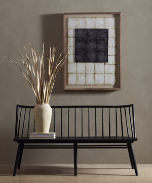 Lewis Dining Bench - Black Oak