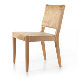 Villa Dining Chair In Light Hair On Hide