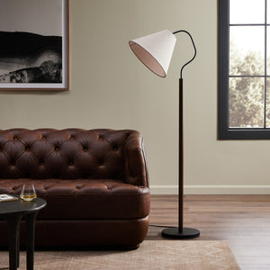 Garner Floor Lamp in Brown Beech