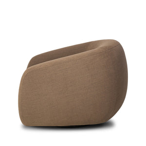 Channing Swivel Chair - Crypton Nomad Mushroom