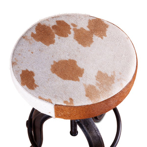 Wellington Adjusting Stool, Cowhide