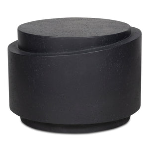 Moe's Cosmo Outdoor Accent Table in Black Finish