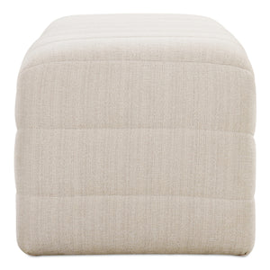 Moe's Verity Bench in Oatmeal Upholstery